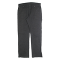 DICKIES Mens Cotton Blend Black Regular Fit Straight Leg Trousers W33 L32