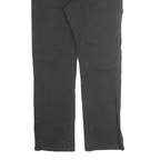 DICKIES Mens Cotton Blend Black Regular Fit Straight Leg Trousers W33 L32