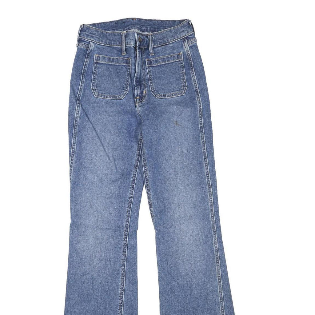 GAP Womens Regular Fit Blue Jeans Zip Closure W26 L33 Classic Cotton Blend