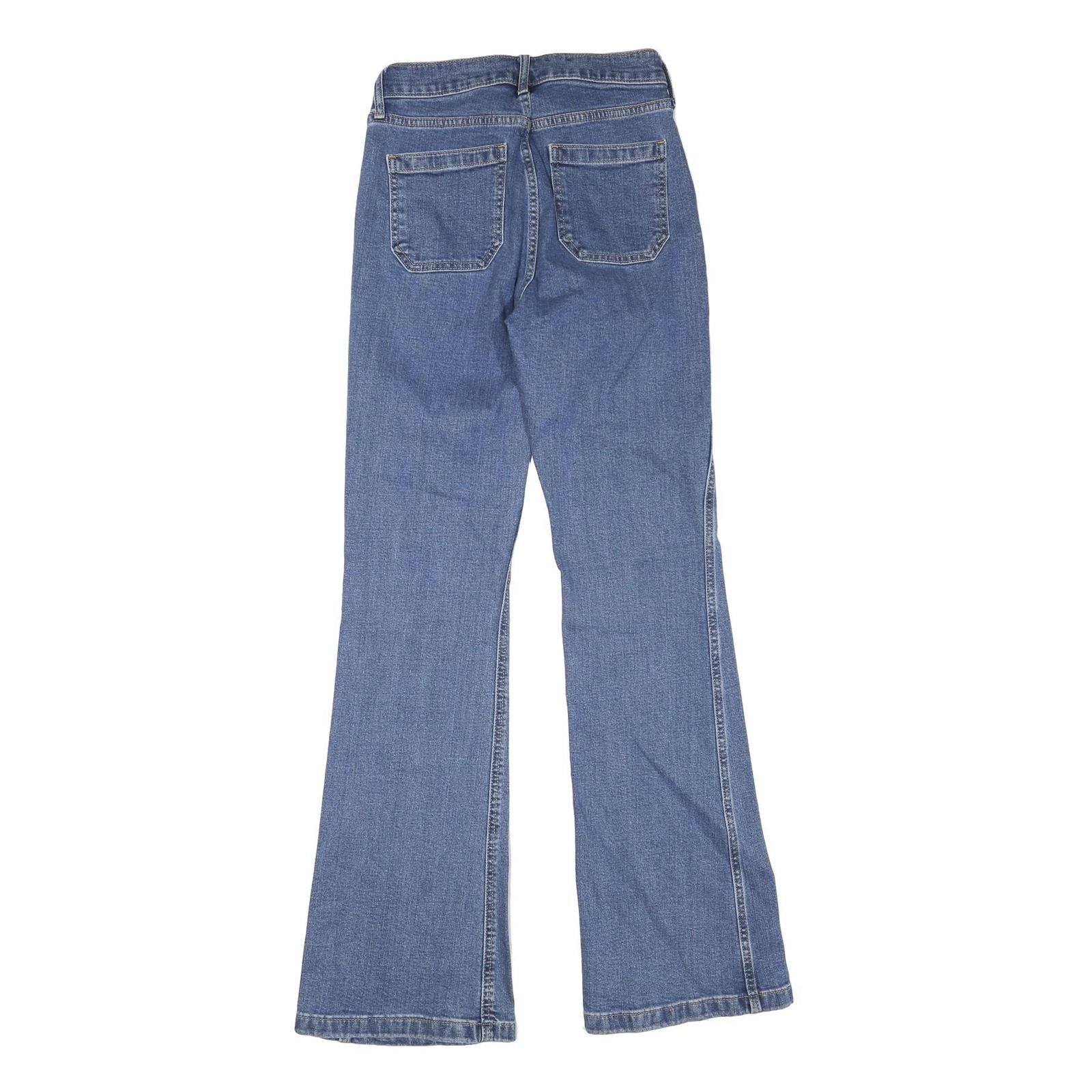 GAP Womens Regular Fit Blue Jeans Zip Closure W26 L33 Classic Cotton Blend