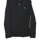 CALVIN KLEIN PERFORMANCE Womens Black Hoodie S Zip Up Lightweight Cotton Blend