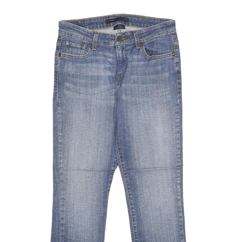 LEVI'S Mid Rise Skinny Womens Jeans Blue Slim Denim Medium W28 L30 Stretch