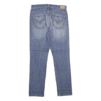LEVI'S Mid Rise Skinny Womens Jeans Blue Slim Denim Medium W28 L30 Stretch
