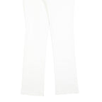 JUST CAVALLI Womens White Regular Fit Straight Denim Jeans W28 L30 Stylish Logo