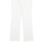 JUST CAVALLI Womens White Regular Fit Straight Denim Jeans W28 L30 Stylish Logo