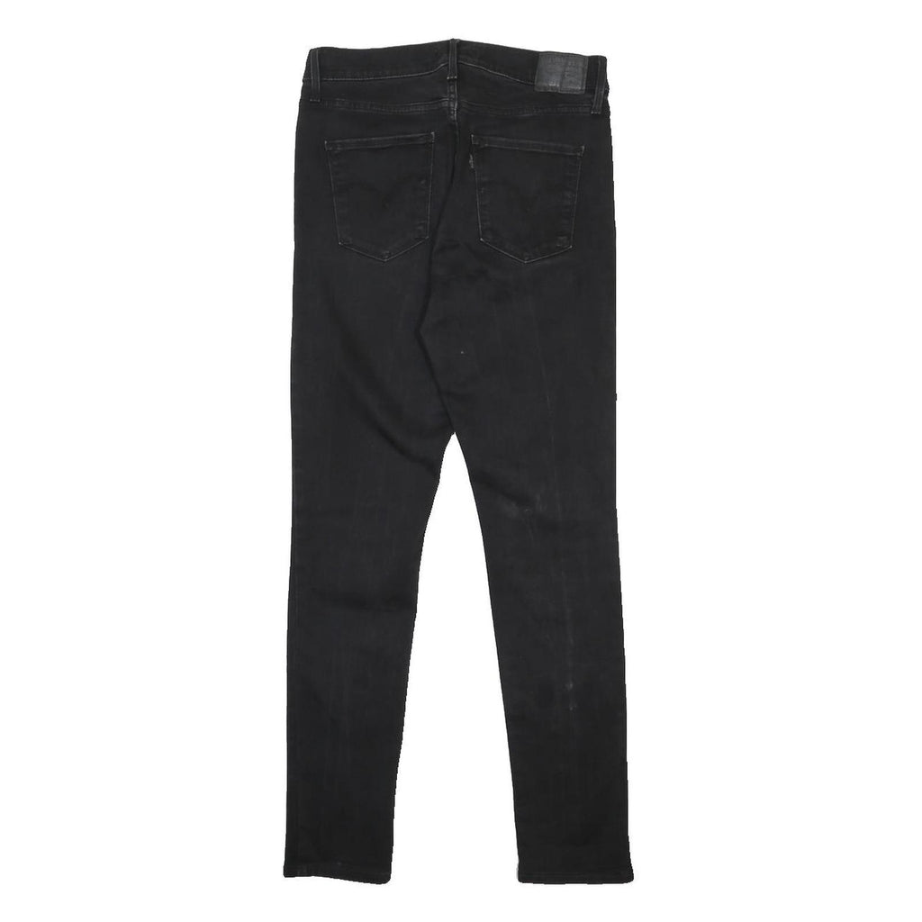 LEVI'S 311 Womens Jeans Black Slim Skinny Denim W30 L30 Skinny Cotton Blend Zip