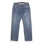 LEVI'S 505 Mens Jeans Blue Regular Straight Denim Medium W32 L32 Classic Zip