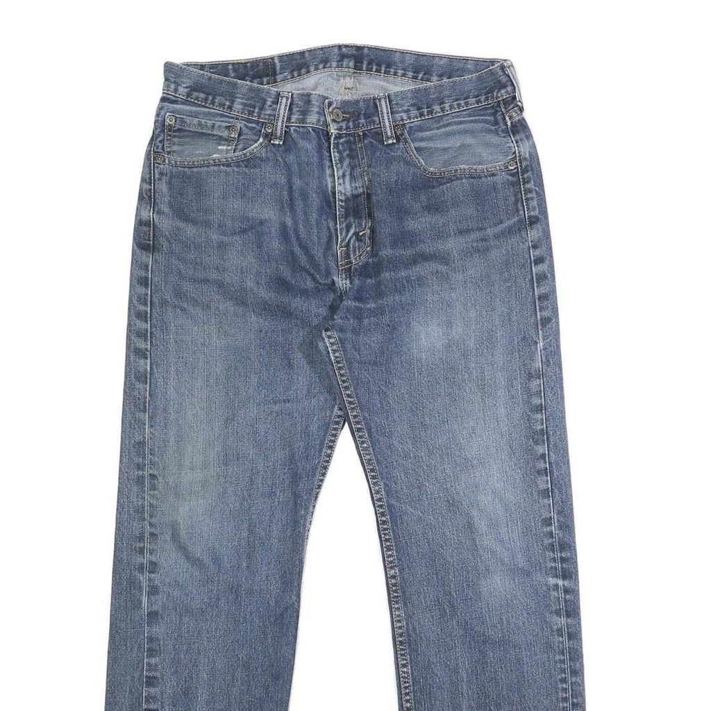 LEVI'S 505 Mens Jeans Blue Regular Straight Denim Medium W32 L32 Classic Zip