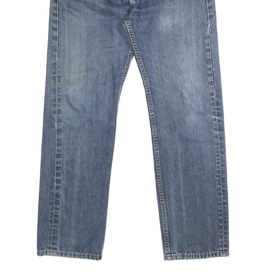 LEVI'S 505 Mens Jeans Blue Regular Straight Denim Medium W32 L32 Classic Zip