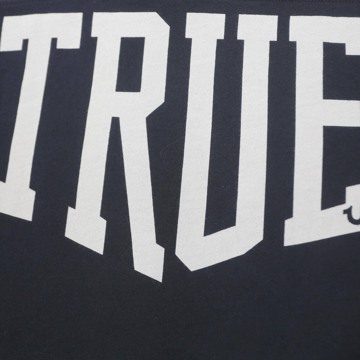 TRUE RELIGION Mens Navy & Burgundy True Graphic T-Shirt L Short Sleeve Crew Neck