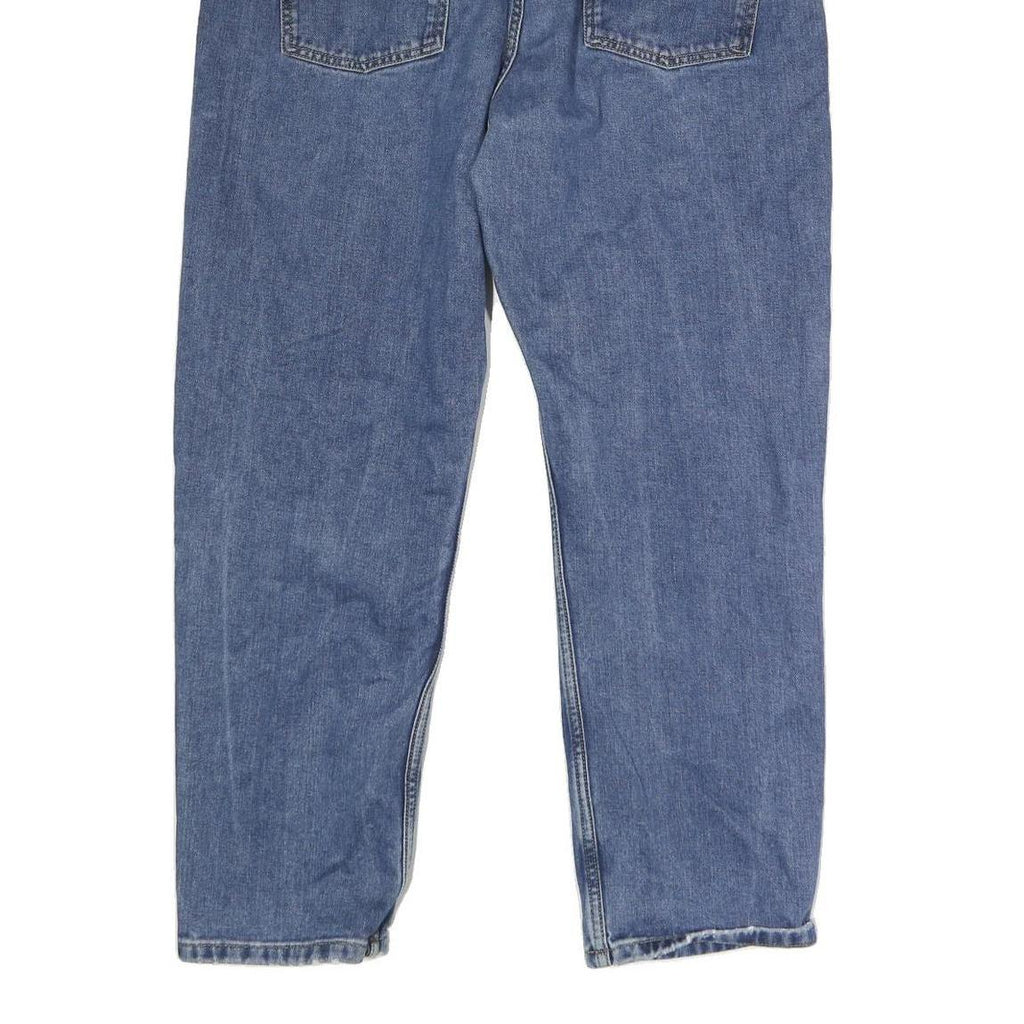 CARHARTT Mens Regular Fit Blue Denim Jeans Button W38 L29 Durable Casual