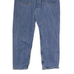 CARHARTT Mens Regular Fit Blue Denim Jeans Button W38 L29 Durable Casual