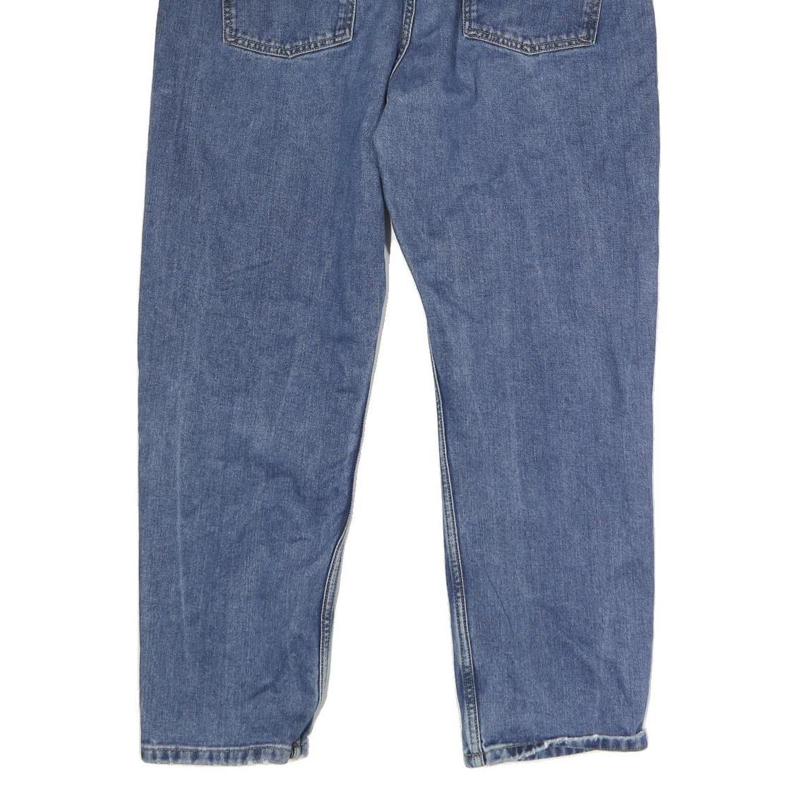 CARHARTT Mens Regular Fit Blue Denim Jeans Button W38 L29 Durable Casual