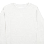 CHAMPION Mens White Crew Neck M Cotton Blend Classic Sweatshirt Pullover
