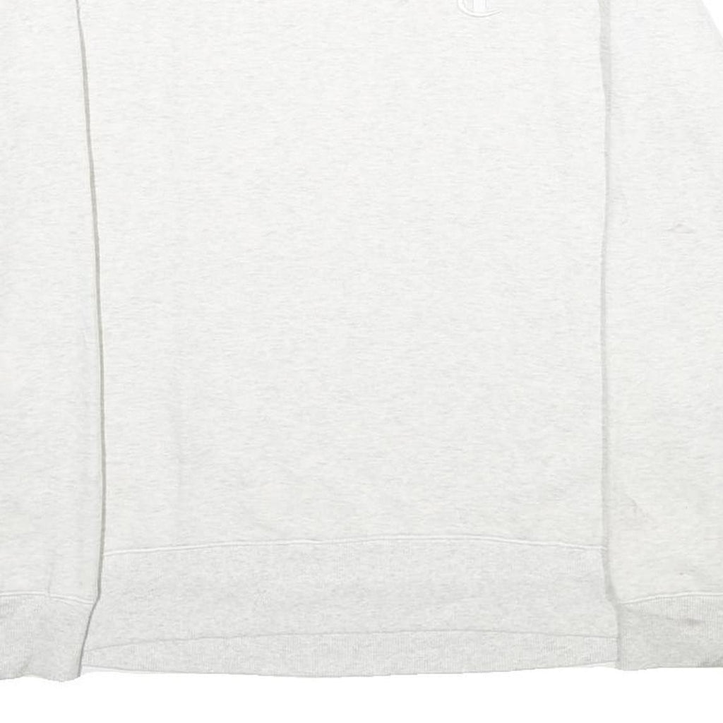 CHAMPION Mens White Crew Neck M Cotton Blend Classic Sweatshirt Pullover