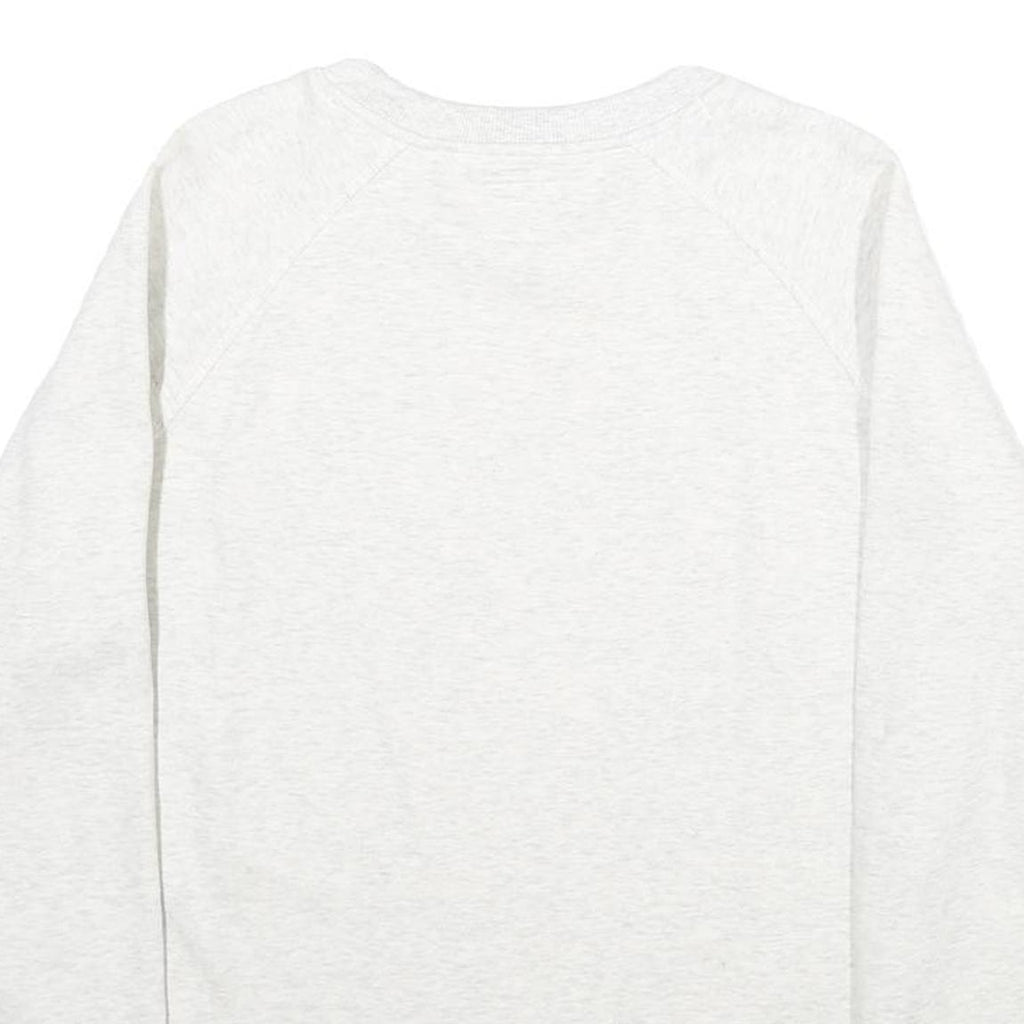 CHAMPION Mens White Crew Neck M Cotton Blend Classic Sweatshirt Pullover