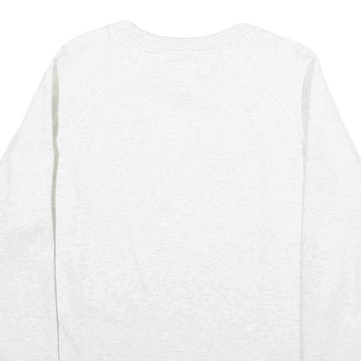 CHAMPION Mens White Crew Neck M Cotton Blend Classic Sweatshirt Pullover
