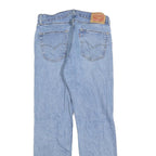 LEVI'S 505 Mens Jeans Blue Regular Straight Denim Light W33 L32 Classic Fit Zip