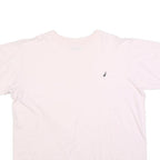 NAUTICA Mens White Crew Neck Short Sleeve S T-Shirt Cotton Blend Classic