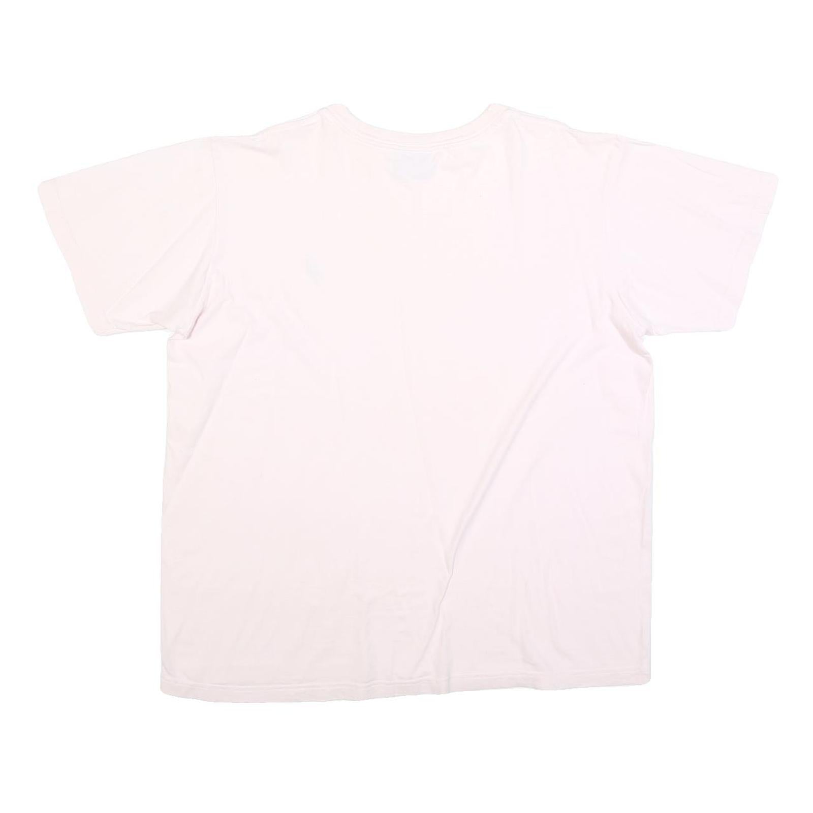 NAUTICA Mens White Crew Neck Short Sleeve S T-Shirt Cotton Blend Classic