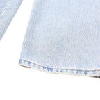 HARLEY DAVIDSON Mens Jeans Light Blue Relaxed Straight Denim Stone Wash W38 L32