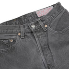 LEVI'S 901 Wash 'Em Hot Womens Slim Skinny Denim Medium W26 L32 Stylish Unique
