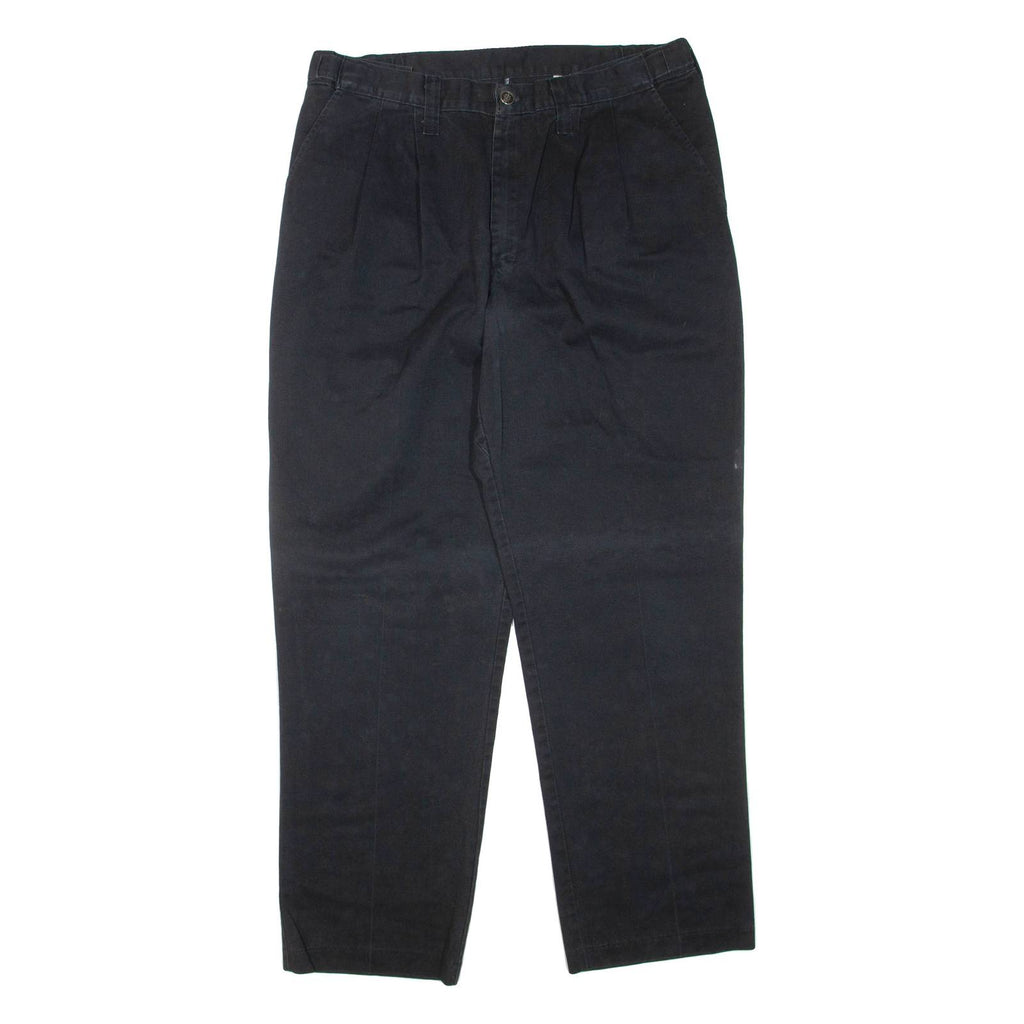 DICKIES Mens Trousers Black Regular Tapered W36 L32