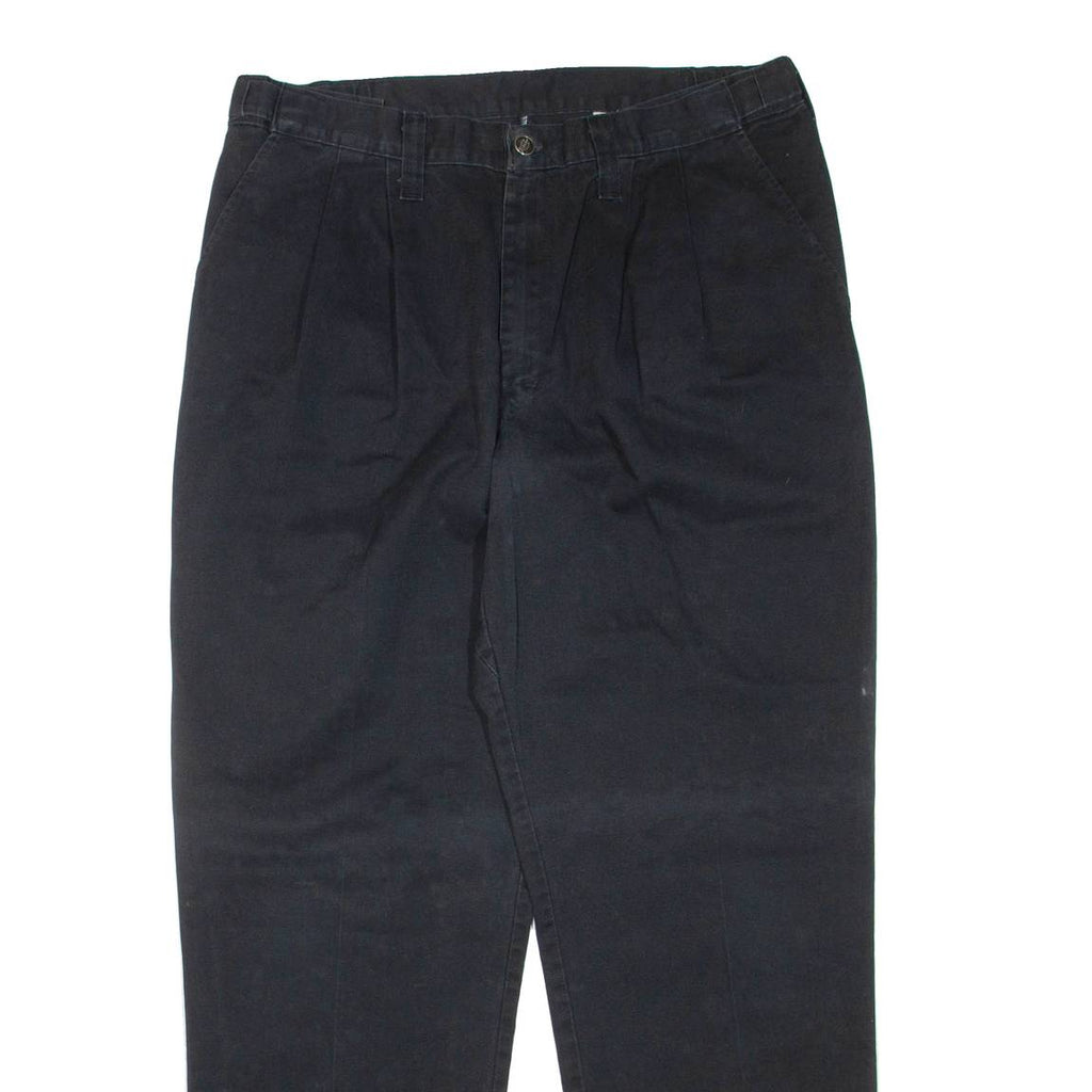 DICKIES Mens Trousers Black Regular Tapered W36 L32
