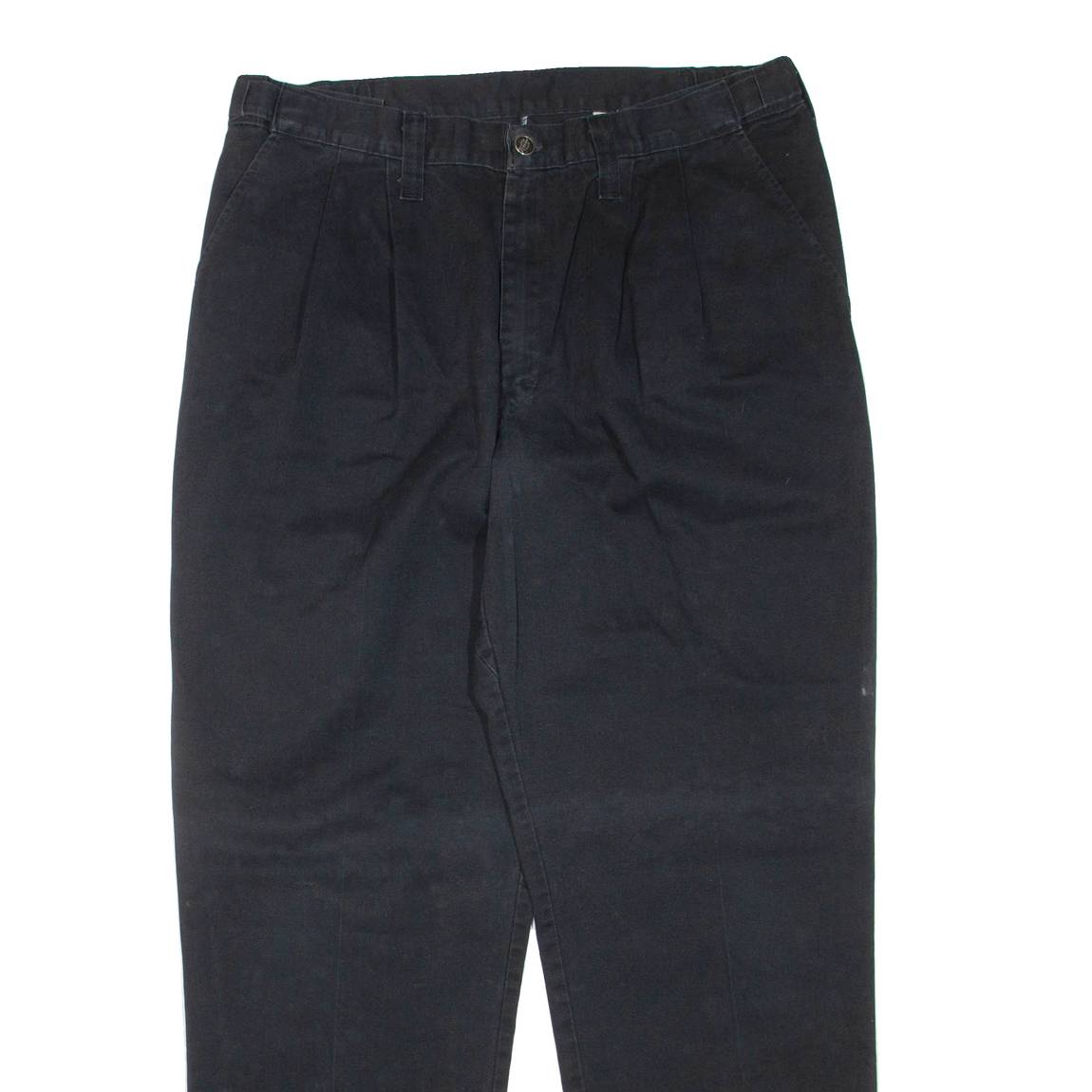 DICKIES Mens Trousers Black Regular Tapered W36 L32