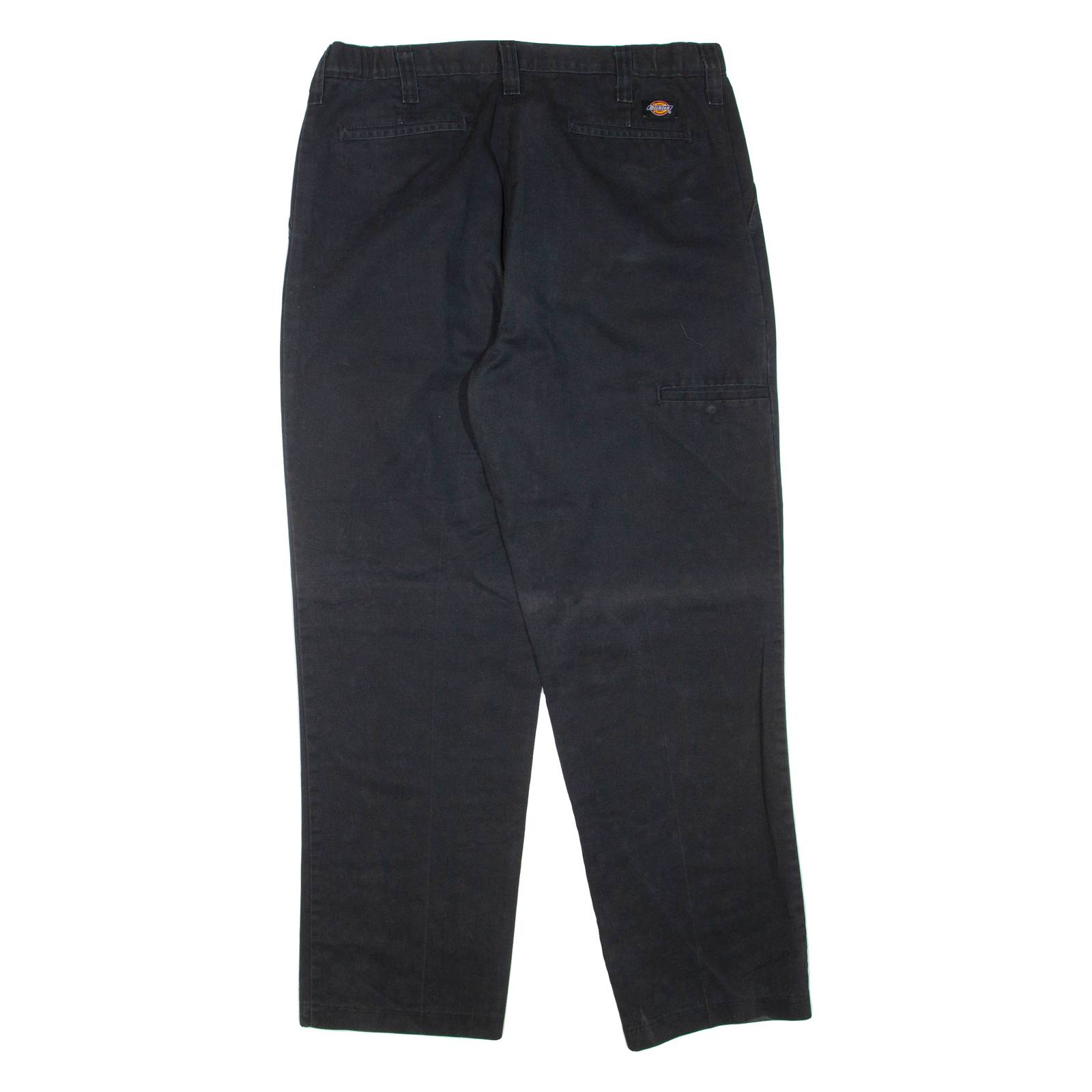 DICKIES Mens Trousers Black Regular Tapered W36 L32