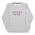ADIDAS Mens Grey Bragg Lady Rockets Basketball Crew Neck Sweatshirt L Cotton
