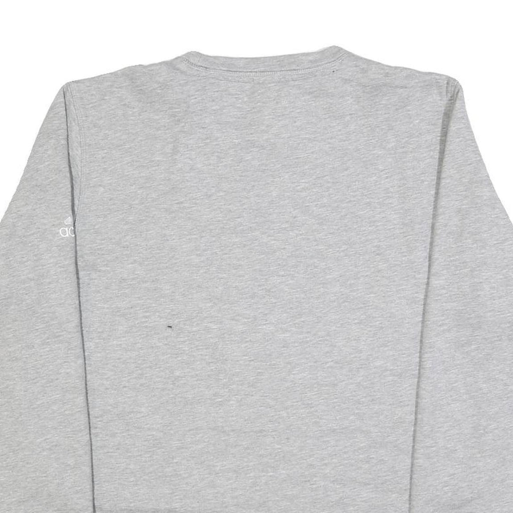 ADIDAS Mens Grey Bragg Lady Rockets Basketball Crew Neck Sweatshirt L Cotton