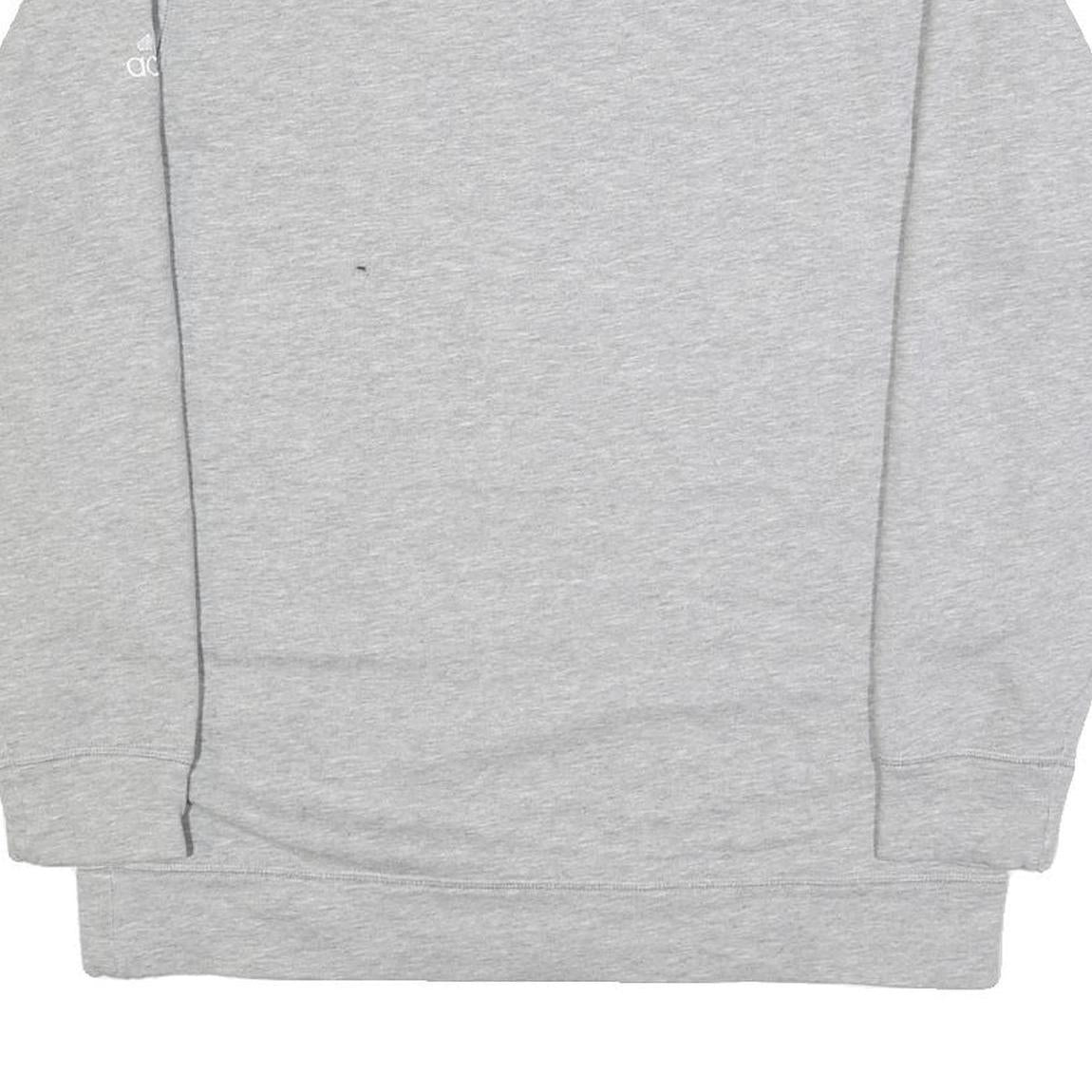 ADIDAS Mens Grey Bragg Lady Rockets Basketball Crew Neck Sweatshirt L Cotton