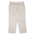 DICKIES Workwear Mens Trousers Grey Regular Tapered W38 L28