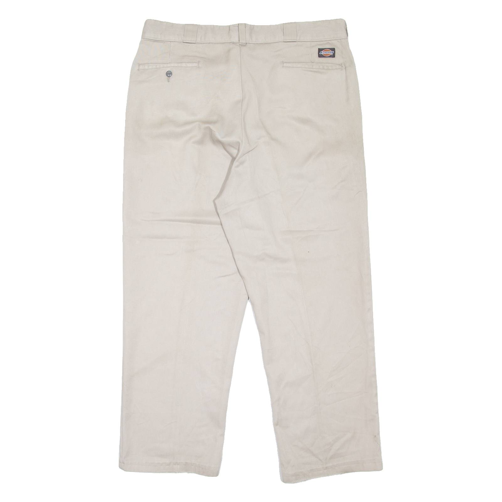 DICKIES Workwear Mens Trousers Grey Regular Tapered W38 L28