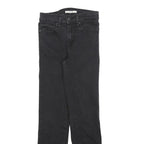 LEVI'S Womens Slim Black Denim Slim Jeans Cotton Blend W25 L27 Classic Fit