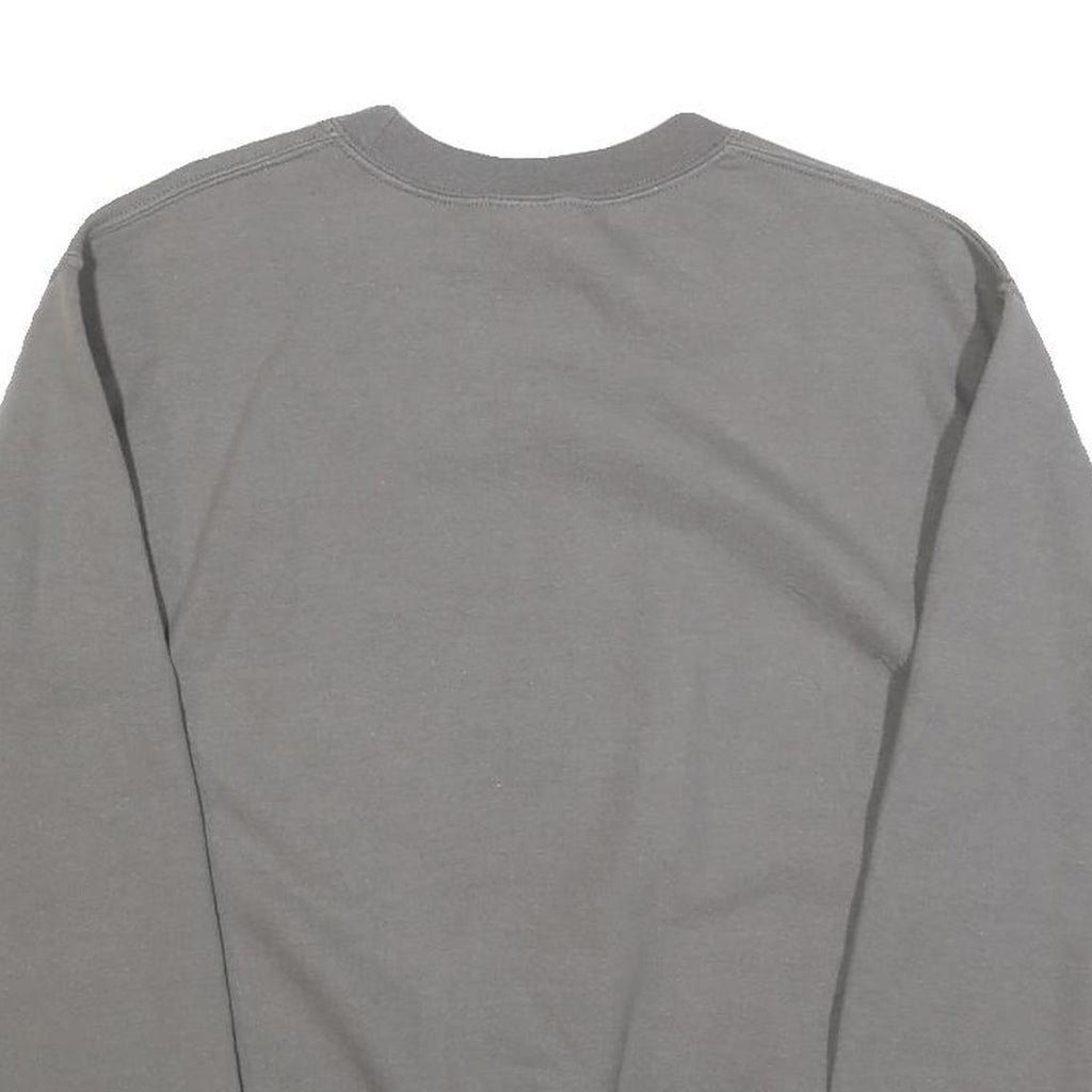 GILDAN Mens Grey FHS Football Crew Neck S Cotton Sweatshirt Casual Pullover