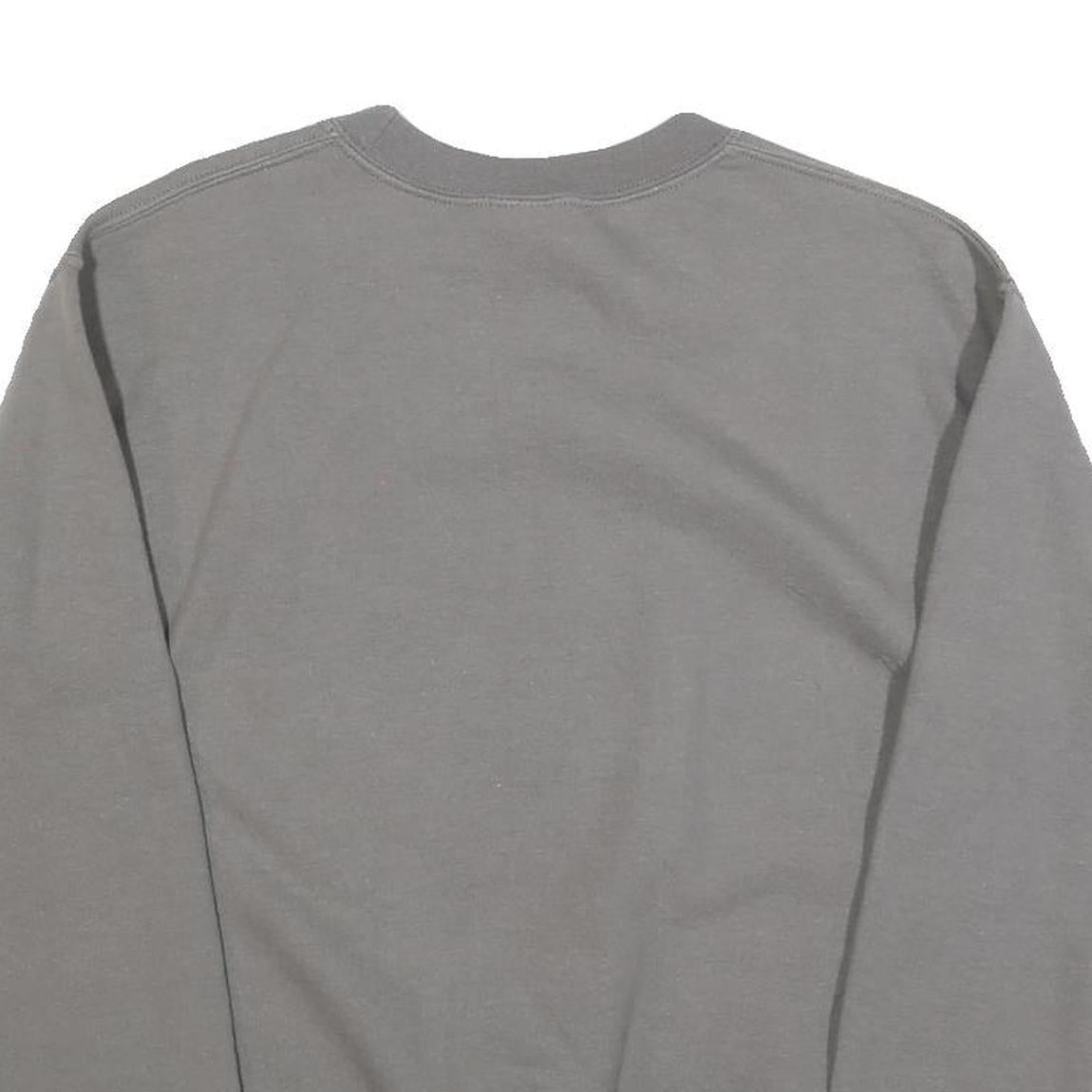 GILDAN Mens Grey FHS Football Crew Neck S Cotton Sweatshirt Casual Pullover