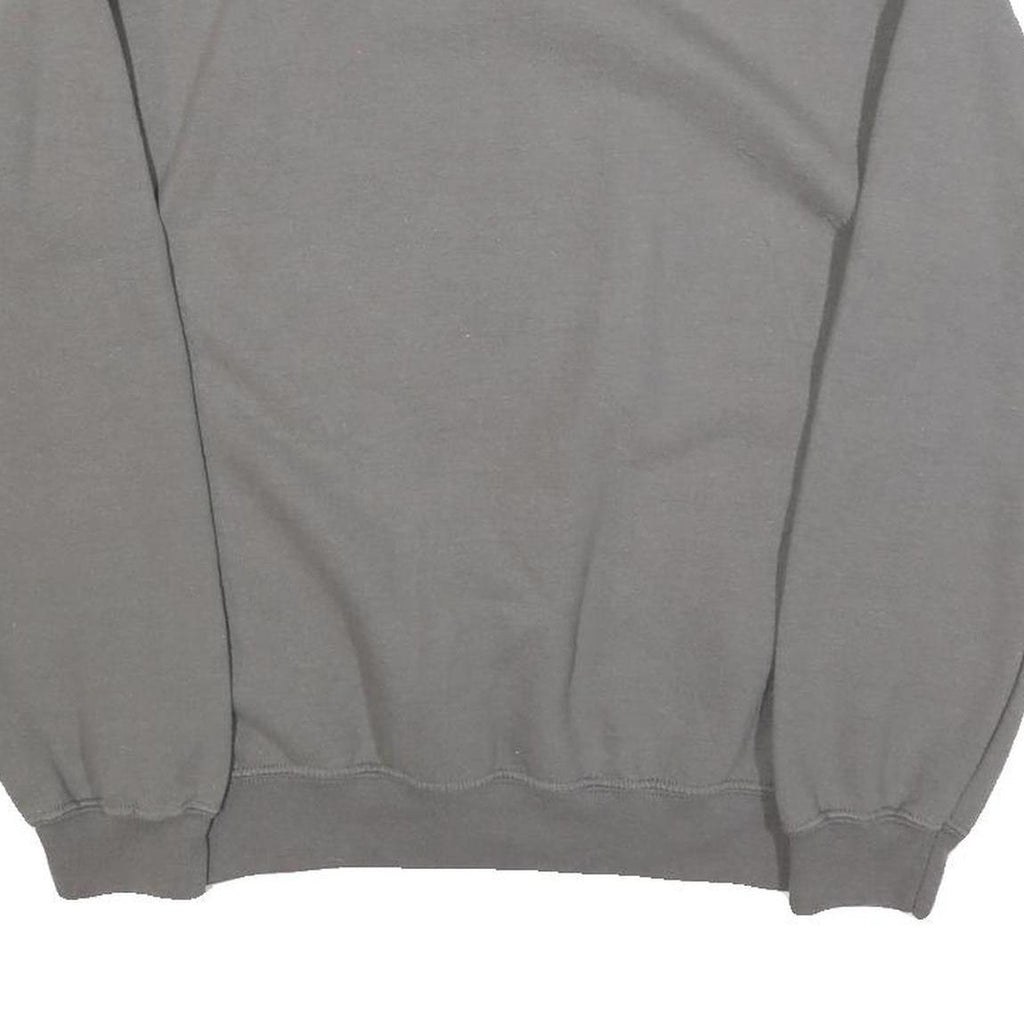 GILDAN Mens Grey FHS Football Crew Neck S Cotton Sweatshirt Casual Pullover