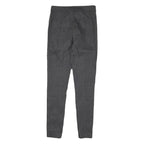 REISS Womens Cotton Blend Black Slim Tapered Trousers W25 L27 Elegant Fabric
