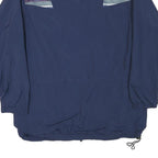 BIOSPHERE Womens Blue Purple Patterned Zip Jacket M Polyester Blend Outdoor