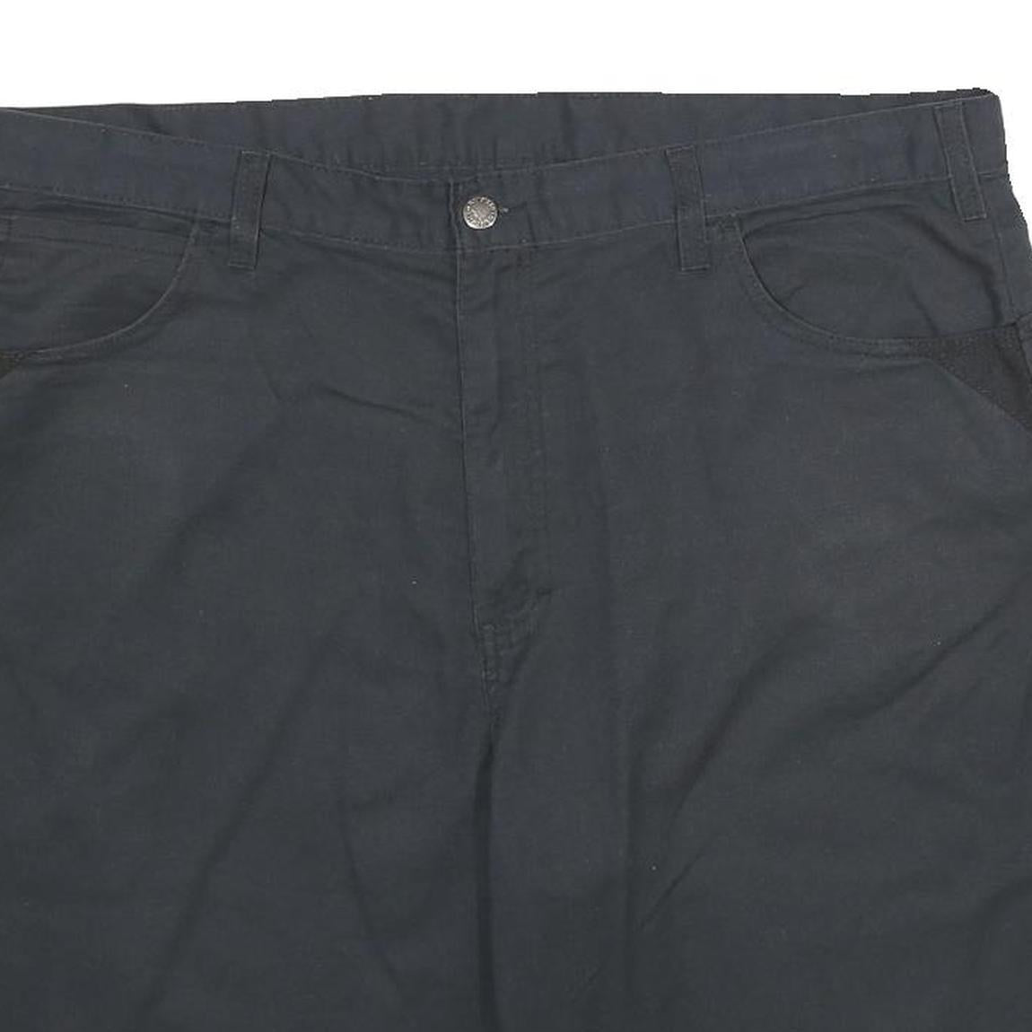 DICKIES Mens Black Casual Shorts 2XL W42 Polyester Blend Workwear