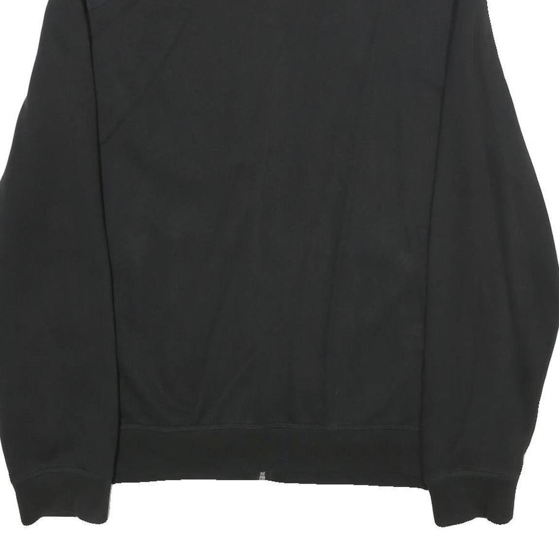 PUMA Mens Black Jacket L Cotton Plain Zip Casual Sportswear