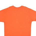 CHAMPION Mens Orange Crew Neck Short Sleeve T-Shirt 2XL Classic Cotton Blend