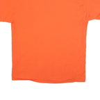 CHAMPION Mens Orange Crew Neck Short Sleeve T-Shirt 2XL Classic Cotton Blend