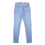 LEVI'S Slimming Skinny Womens Jeans Blue Slim Skinny Denim Medium W25 L28 Slim