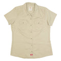 DICKIES Womens Worker Shirt Beige M