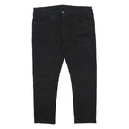 TRUE RELIGION Mens Slim Black Denim Jeans W40 L28 Stylish Cotton Blend