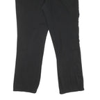 DICKIES Mens Cotton Blend Black Regular Fit Straight Trousers W40 L30 Zip
