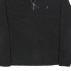 NAUTICA Mens Black & Blue Plain Pullover Jumper Crew Neck Basic Knit Size S